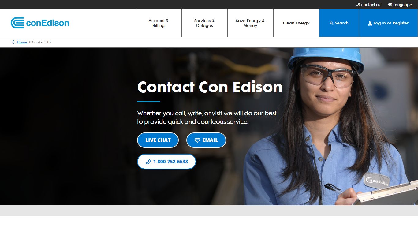 Contact Us | Con Edison